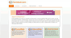 Desktop Screenshot of cantidubi.com