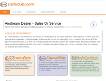 Tablet Screenshot of cantidubi.com
